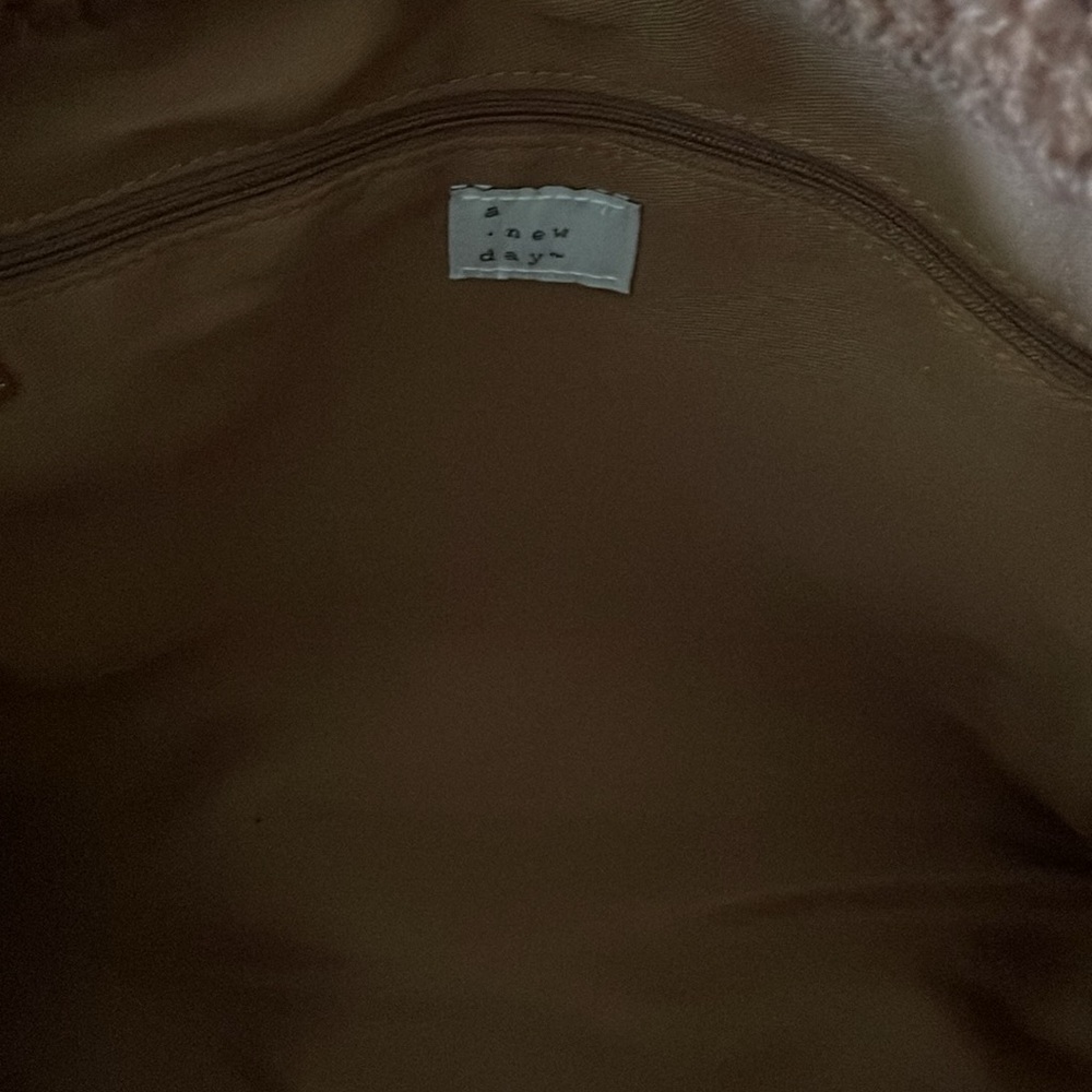 NWT A New Day Teddy Bag Tote - Picture 4 of 8